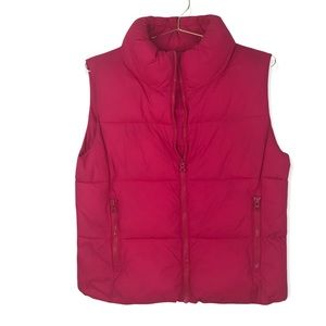 Joe Fresh Women Nylon Puffer Vest Pink
